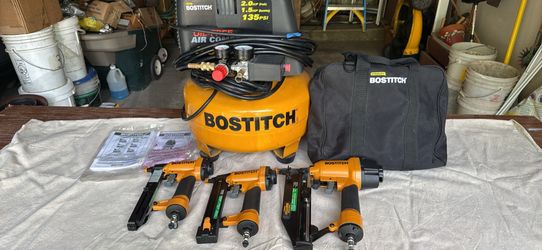 BOSTITCH COMPRESSOR AND NAILER