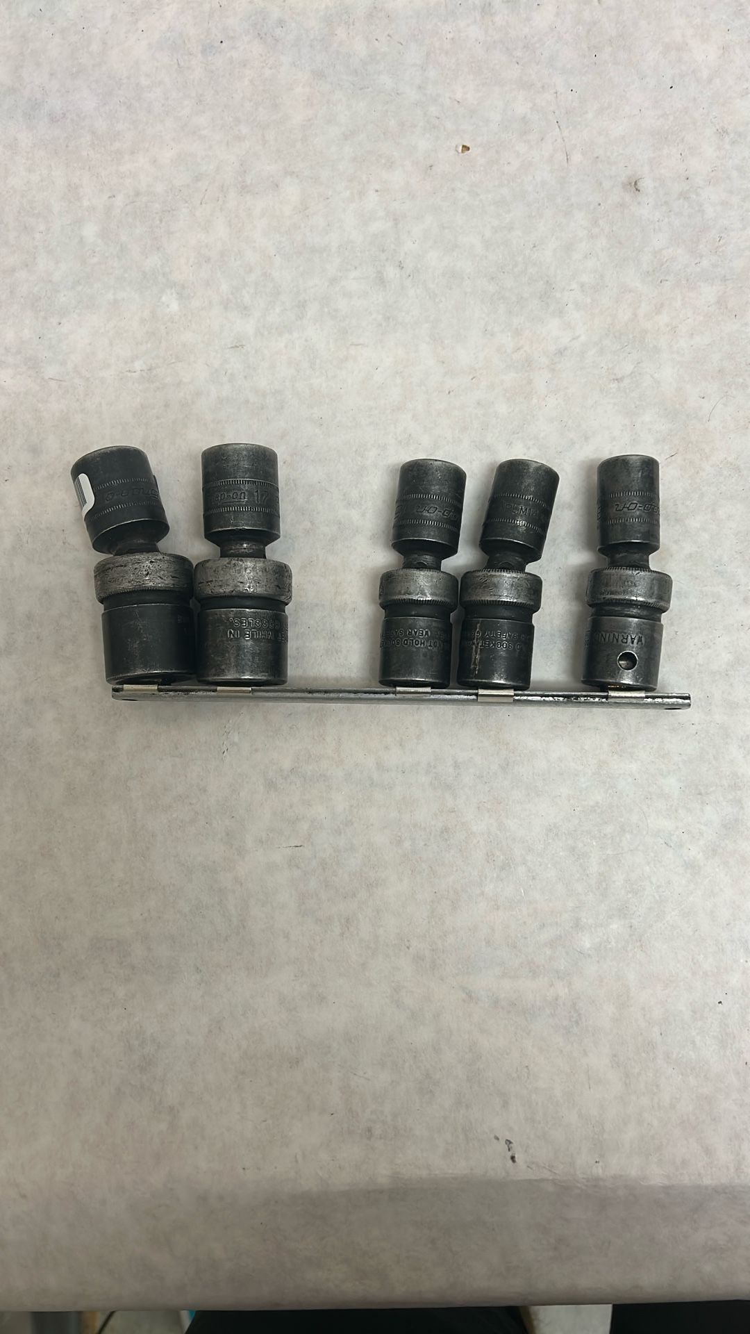 Snap On Swivel Impact Five Piece 3/4, 11/16 5/8 9/16 1/2