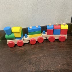 Toddler Storting Toys And Wooden Train 