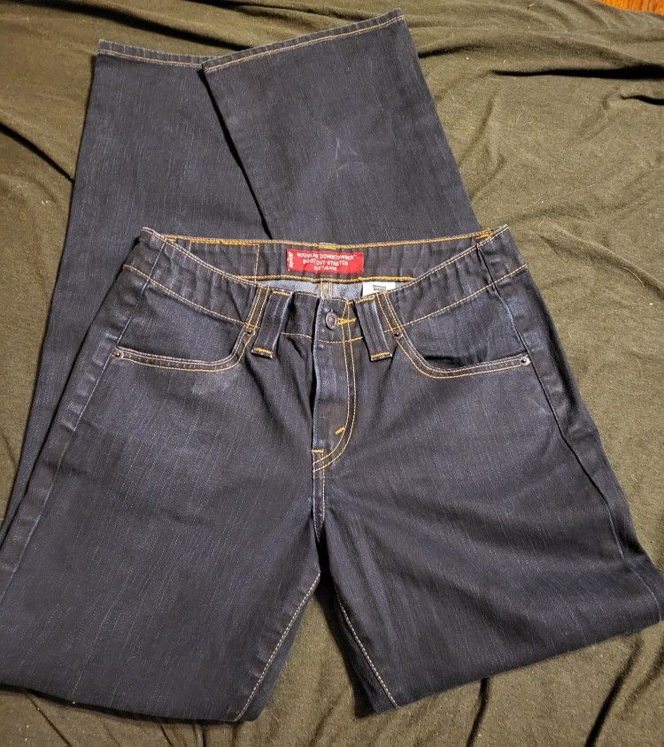 Levi's 525 Nouveau Downtowner Bootcut Stretch Dark Wash 4Mis L-M