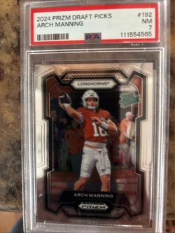 Arch Manning 2024 Prizm Draft Picks PSA 7 #192