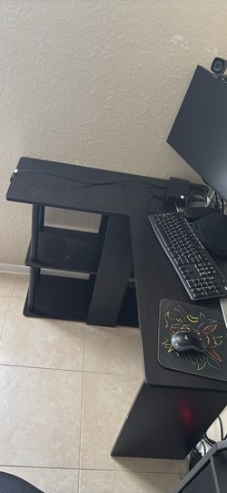 L shaped desk