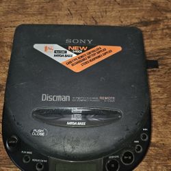 SONY DISCMAN D-113CR COMPACT DISC PLAYER