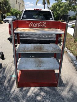 Vintage Coca Cola Metal Bottle Stand
