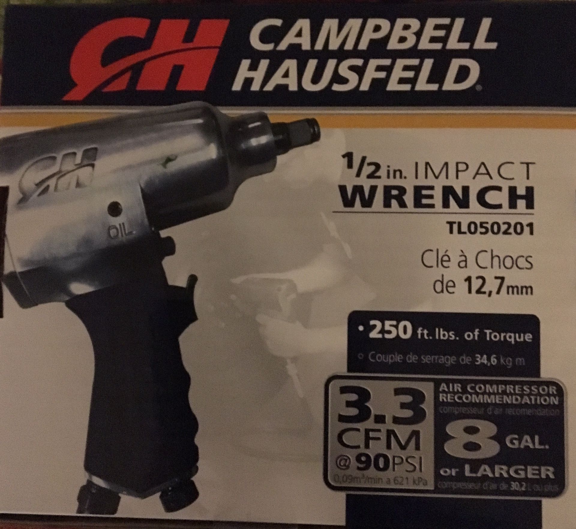 Campbell Hausfield 1/2 inch Impact Wrench TL050201