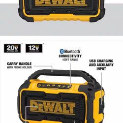 DEWALT DCR006 BLUETOOTH SPEAKER