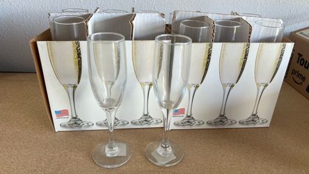 Champagne Flute Glasses Set 12