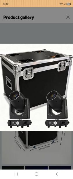 Like new ✅️ MINGJIE 450W Moving Head Beam Light, DMX Stage Lighting
300000 Lux Super Bright Beam, 18 DMX Channels, 14 Patterns & 15 Colors, 540° Pan &