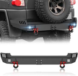 Rear Bumper For FJ Cruiser Compatible With 2007–2014 Toyota FJ Cruiser 1st Gen | Yzona  SKU:  XBCB-0101
