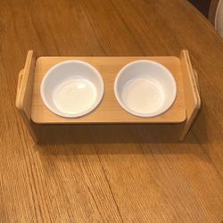 Cat Water And Food Bowls
