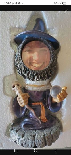 Personalized Witch Wizard Resin Figurine