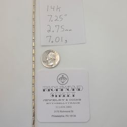 14k Gold Diamond Bracelet