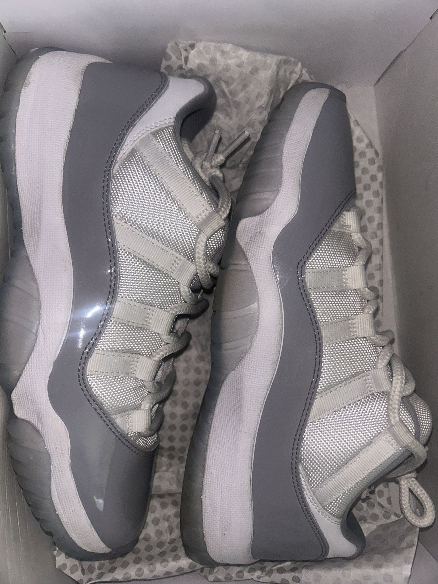 Cement Grey Jordan 11s 8.5