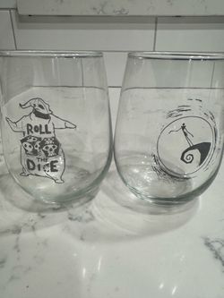 Disney wine glasses