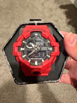 Casio G-Shock Ana-Digi Watch Red