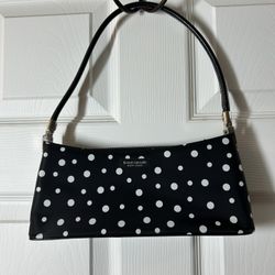 Kate Spade Black And White Polka Dot Bag