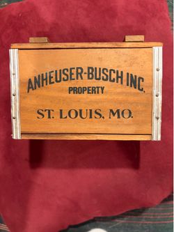 Miniature Budweiser box