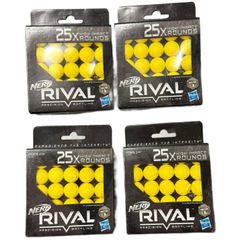 4 pack of Nerf Rival 25x Rounds | hasbro 