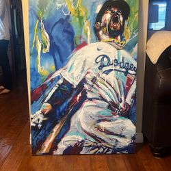 Mookie Betts Painting By Gustavo Vasquez /300