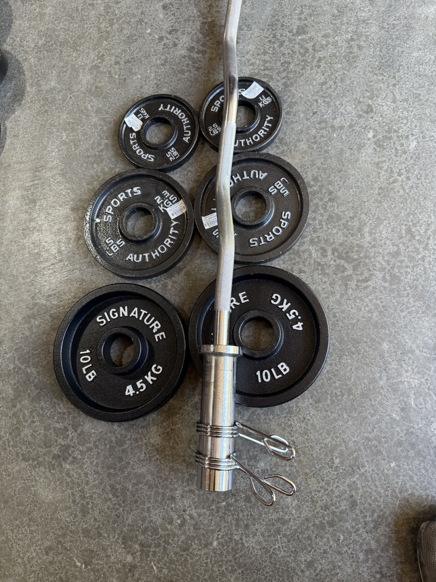 Olympic Weights Curl Bar