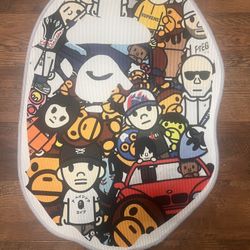 BAPE Supreme Faces Rug
