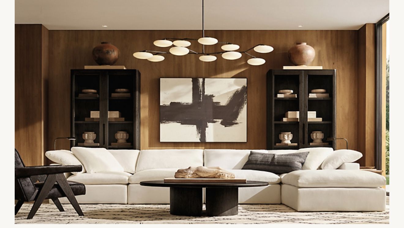 Restoration Hardware “Cloud” Sofa - 5 Piece Sectional In Brand New Condition