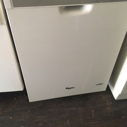 WHIRLPOOL DISH WASHER WHITE WORKS PERFECT CLEAN DISHWASHER