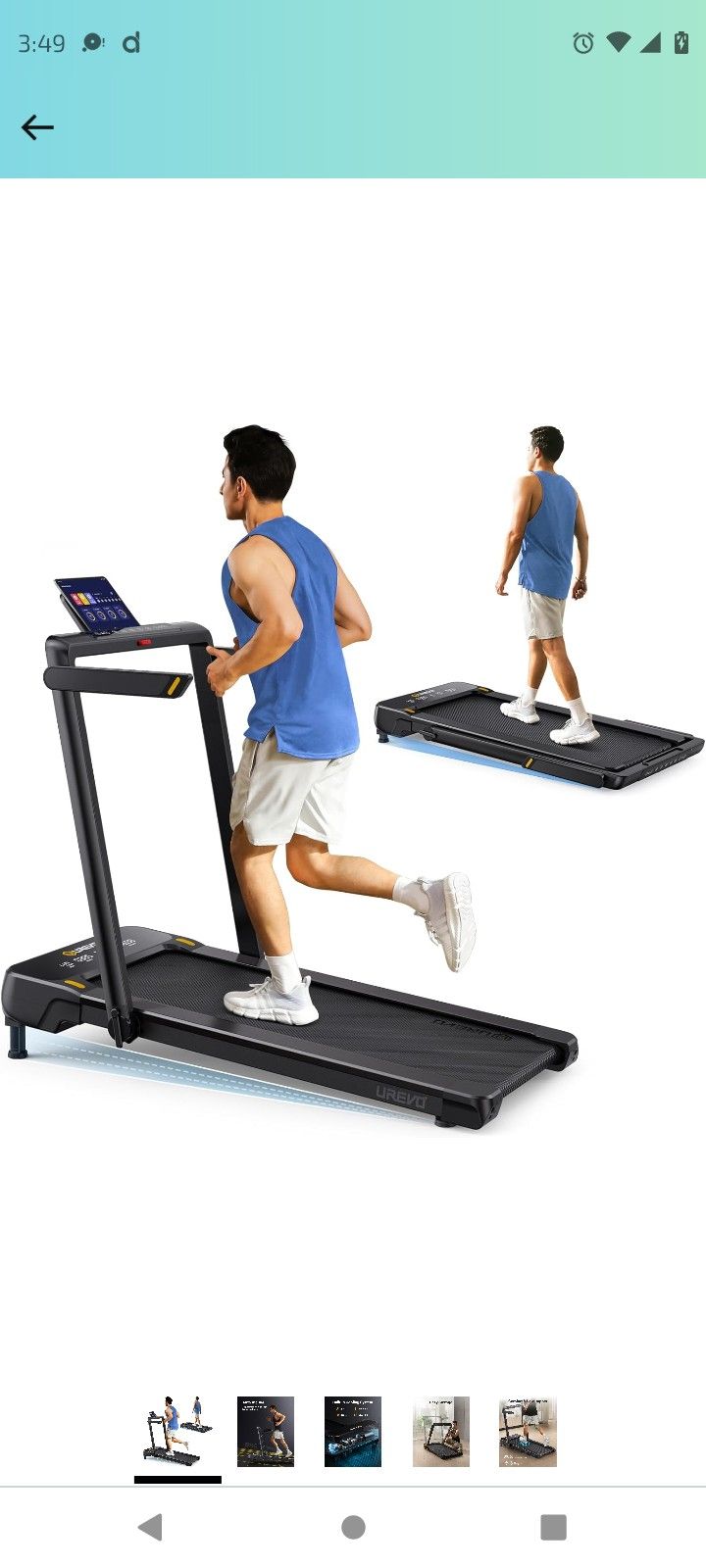 Urevo Strol 1 Pro. Under Desk Treadmill 