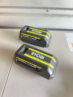 Genuine RYOBI OP40404 40V 40 Volt 4.0AH Li-Ion High Capacity Battery ( 2-Pack )