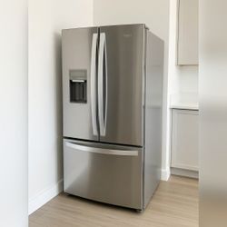 Whirlpool Side-by-Side Refrigerator, Stainless Steel - Good - 2019 – The Bronx, NY