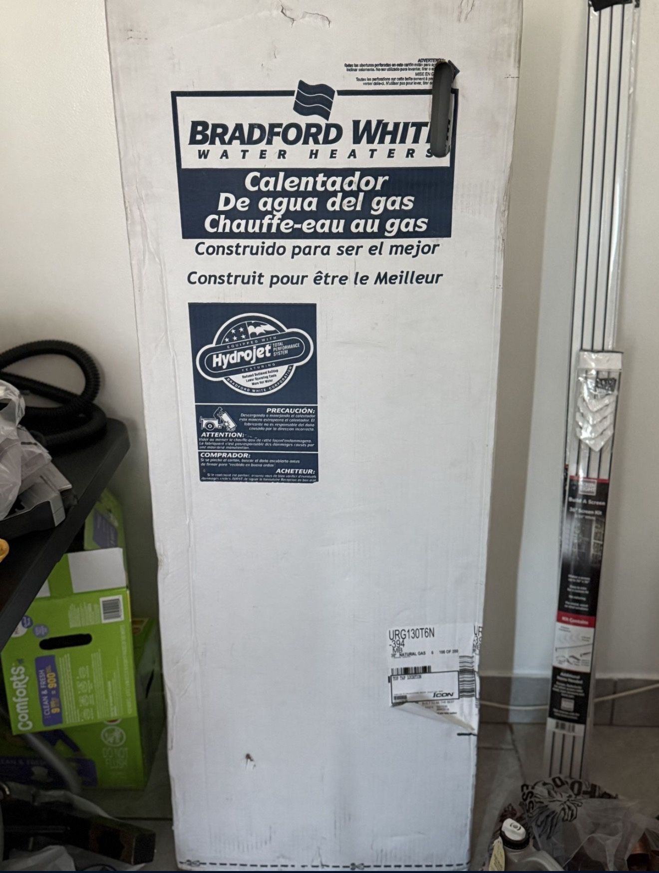 Water Heater 40 Gallons/ Calentador De Agua