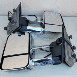 14-18 Chevrolet Silverado Gmc Sierra Towing Mirrors Espejos Retrovisores Chevy