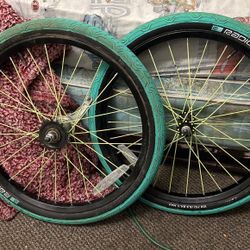 20 Inch Bmx Bike Racing Tires Paid $100 A Piece New 
