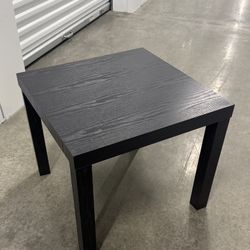 IKEA Black Brown Oak Finish End & Side Table New Condition