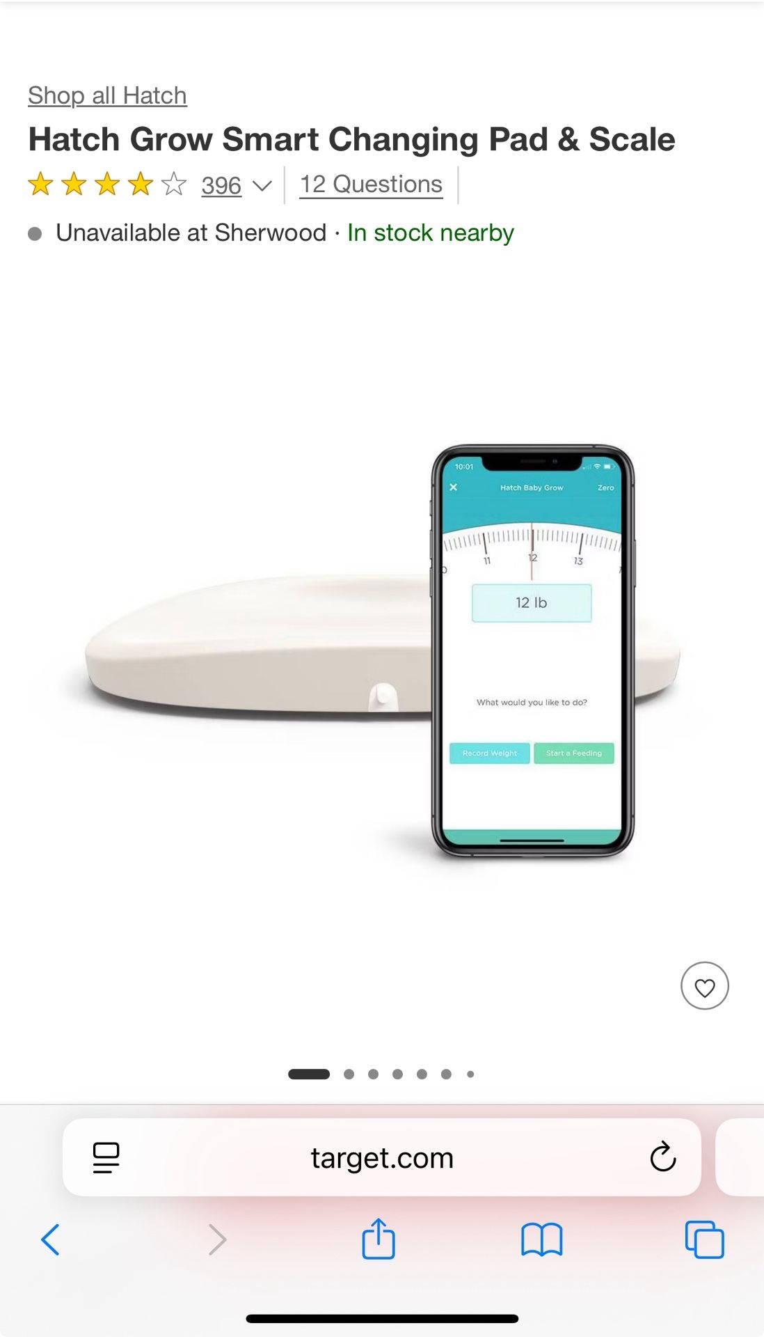Hatch Baby Smart Scale 