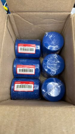 Genuine Honda oil filters 6pk NEW part# 15400-PLM-A02