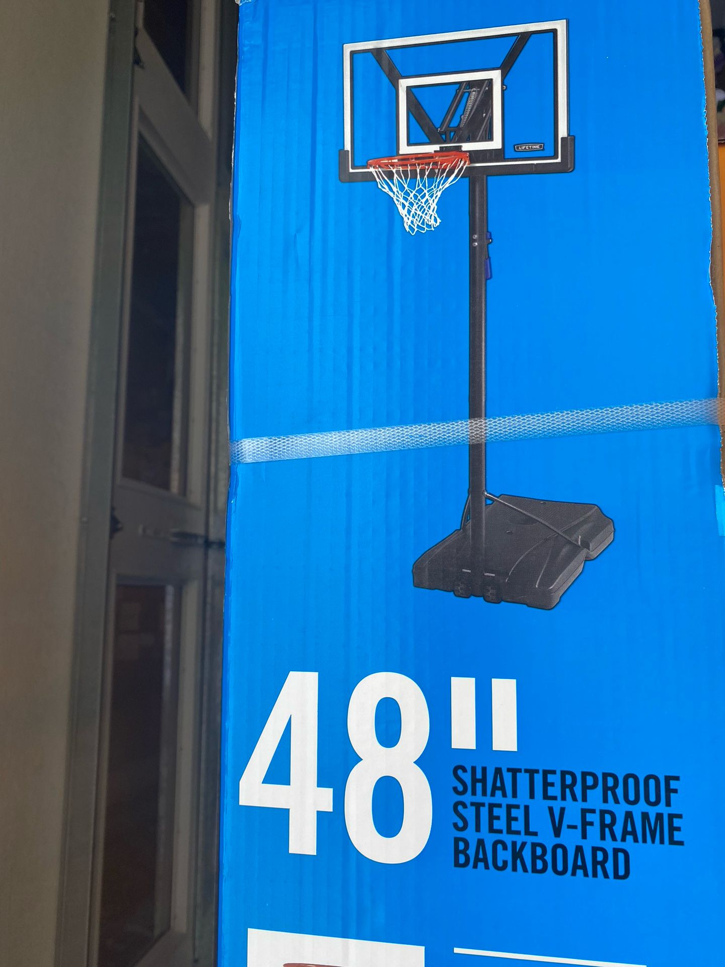Lifetime Adjustable Portable Basketball Hoop, 48 inch Polycarbonate (90585)