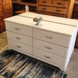 2 WHITE DRESSERS $150 EACH