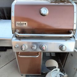 WEBER GENESIS LP COPPER GRILL
