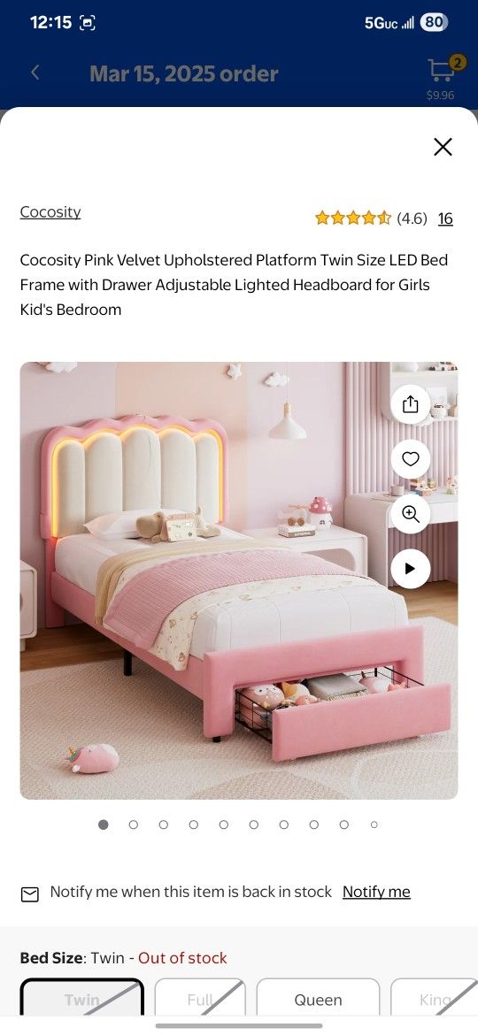 Little Girl Twin Bed