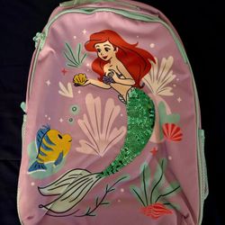 Ariel Little Mermaid Kids Backpack 