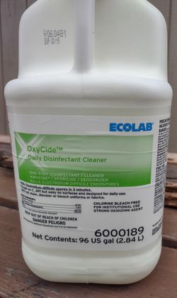 Ecolab Oxycide X 2 Cleaning Agent