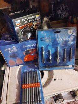 Chevron Dent Puller, Detailer Sander 