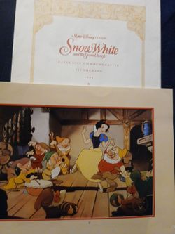 Snow white Lithogaph 1994