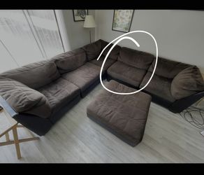 Brown Sectional
