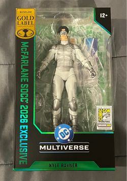 SDCC 2026 McFarlane DC Multiverse Kyle Rayner (White Lantern) CON STICKER