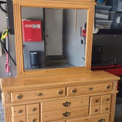Beautiful Master Dresser With Mirror