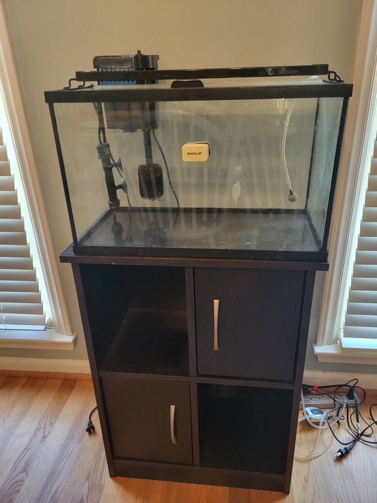 10 Gallon Tank with Stand & Supplies