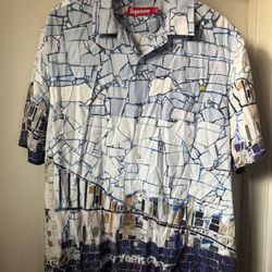 Supreme Mosaic Button Up Shirt