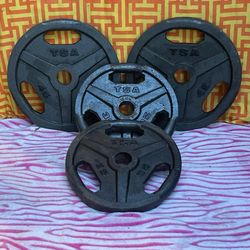 SET OF OLYMPIC TSA PLATES (PAIRS OF :  45s  &. 35s 